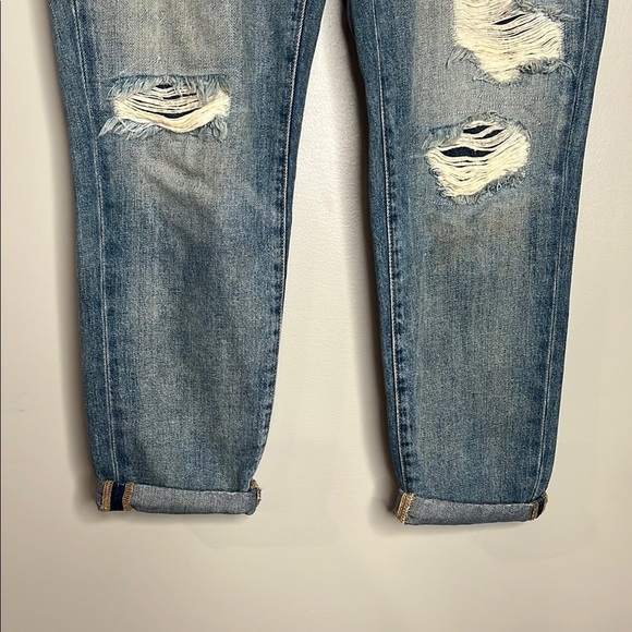 Able Blue Distressed Denim The Slouch Jeans 26 - Picture 4 of 11